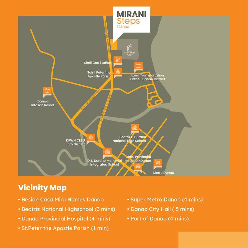 Mirani Steps - Convenient location in Danao 