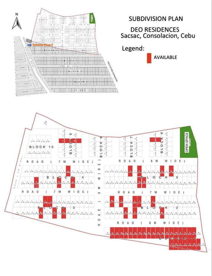 Deo Residences in Sacsac, Consolacion Updated Map as of July 03, 2023