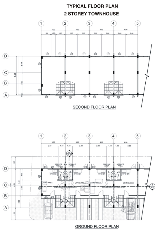 Summerville Subdivision | 2 Storey Floor Plan